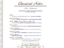Tablet Screenshot of classicalnotes.net